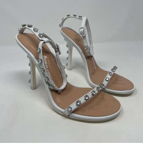 Alexander Wang Nicki 105 Crystal Stud High Heel Sandals - NWT - Picture 7 of 14